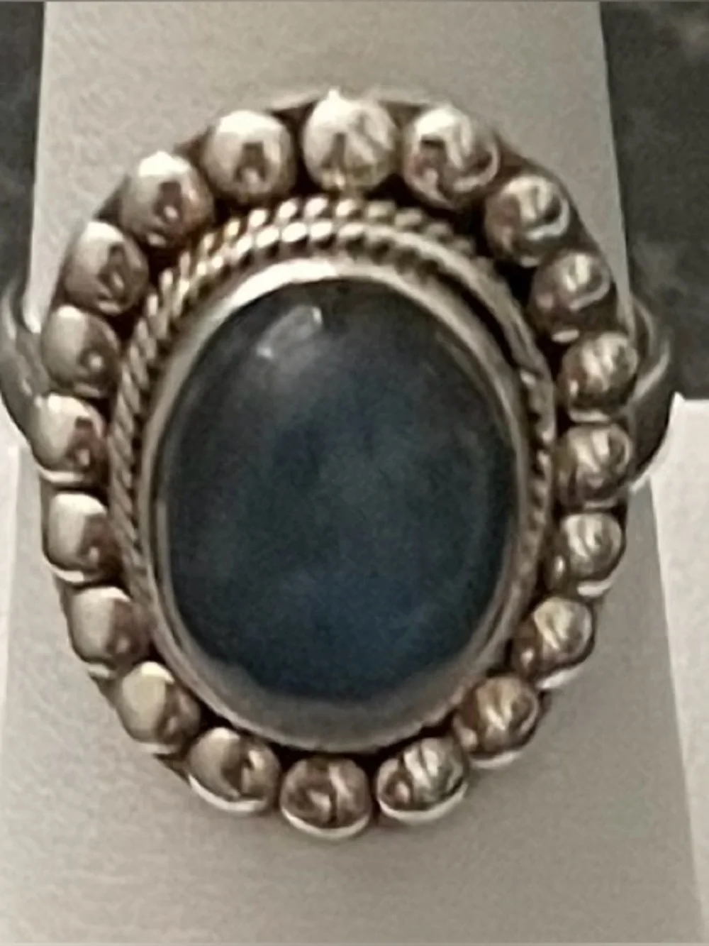 NWOT stunning 925 SS Natural Labradorite ring size 8